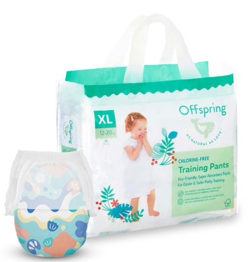 Offspring трусики подгузники для детей Море XL (12-20кг) 30 шт