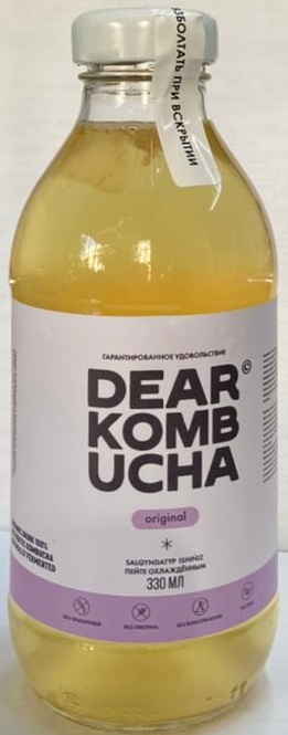 Dear Kombucha Комбуча Оригинал 0,33л Напиток Чайный гриб
