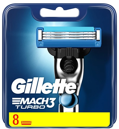 Кассеты сменные GILLETTE Mach3 Turbo (8шт) 81704554
