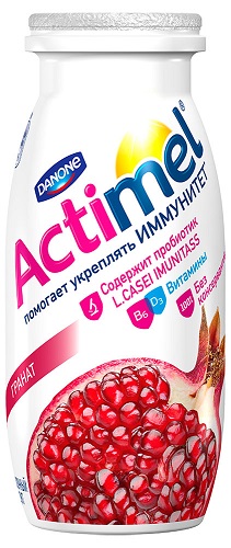 Данон Актимель Гранат 2,6%100г