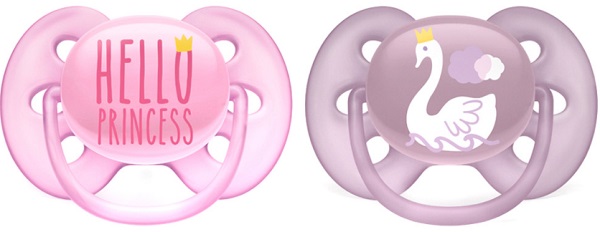 Соска-Пустышка Силиконовая AVENT 6-18м (2шт) SCF223/02