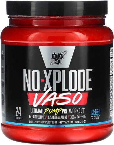 BSN N.O.-Xplode VASO 1.11lb 504г 24порции Разл Дазл