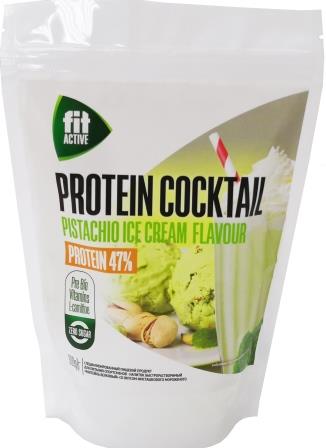 Fit Activ  Коктейль белковый с L-карнитином и гуараной "Фисташковое мороженое" 300г