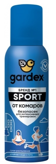 Репеллент Аэрозоль от комаров 100 мл GARDEX Sport