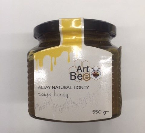 Art Bee Мёд таежный  550г стекл.банка