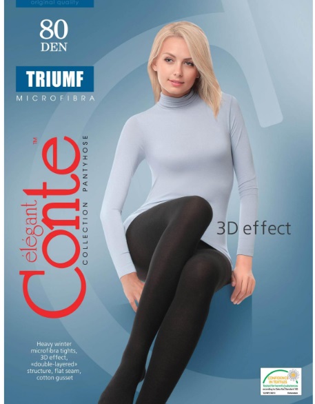 CONTE Колготки 80 den Elegant Triumf Nero 5