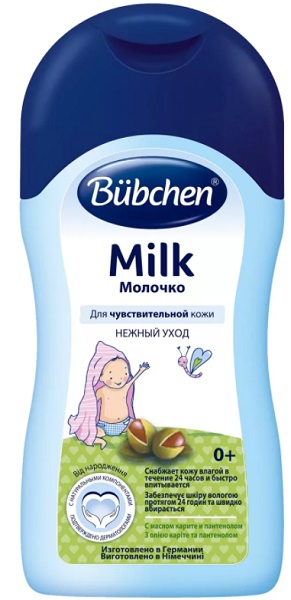 BUBCHEN Молочко для чувствительной кожи малыша 400 мл