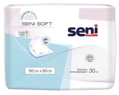 Пеленки одноразовые 60*60см 30 шт SENI Soft (Упаковка)