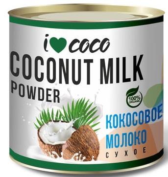 I coco Кокосовое молоко сухое 150г банка