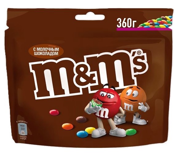 Конфеты M&M's шоколадные 360г