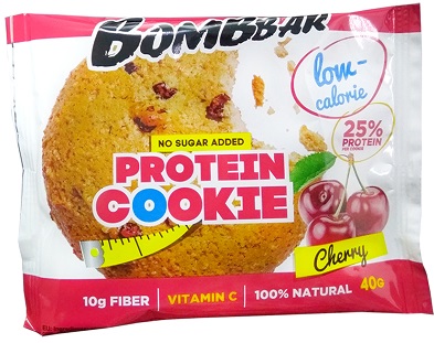 Bombbar Протеиновое Печенье Вишня 40г.