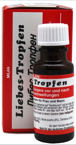 Афродизиак MILAN Liebes-Tropfen 20 мл Любовные капли для Мужчин и Женщин