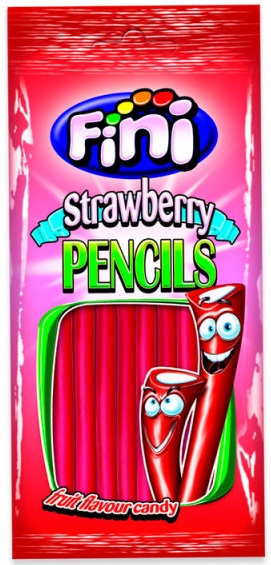 FINI Мармелад мини Палочки Клубника 100 гр Strawberry Pencils