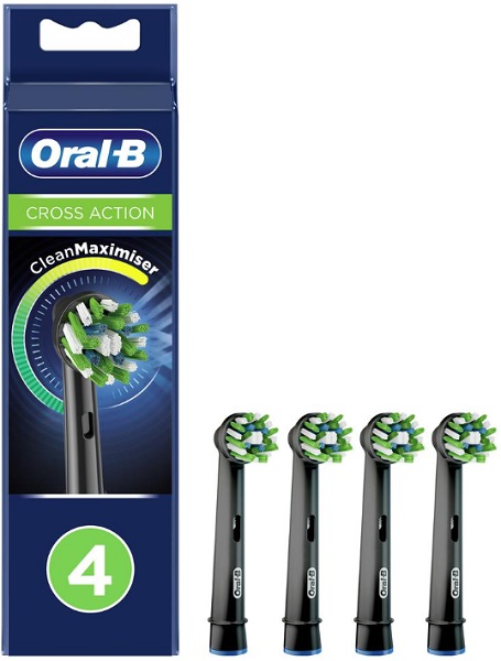 Насадки ORAL-B Cross Action EB50BRB для электрической зубной щетки 4шт 80348201