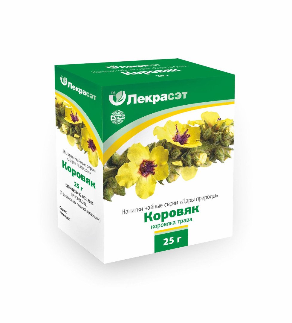 Лекрасэт Коровяк трава 25г