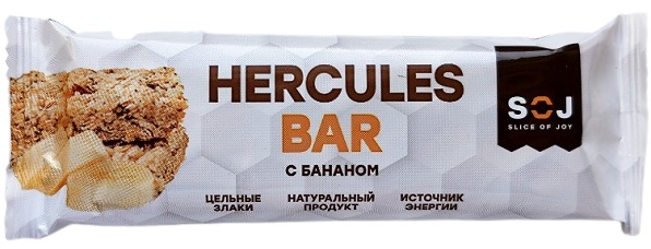 Hercules Bar Батончик злаковый Банановый вкус 40г