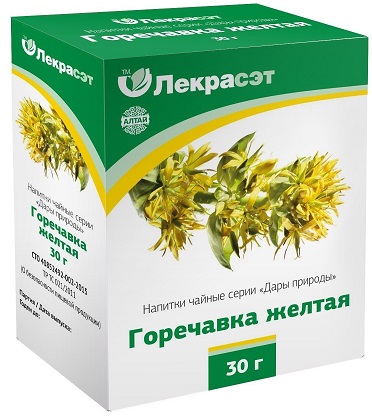 Лекрасэт Горечавка желтая корень 30г