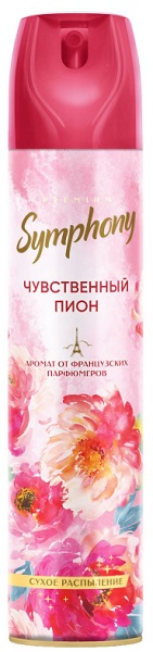SYMPHONY освежитель воздуха Чувственный Пион 300 мл