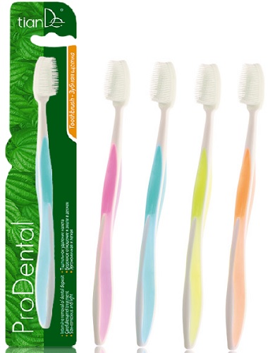 Зубная щетка TianDe ProDental Силиконовая цв.в асс.