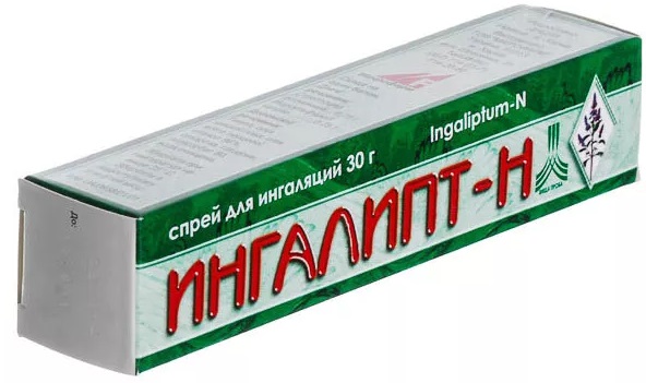 Ингалипт Н спрей 30 г Микрофарм, Украина ( стрептоцид, норсульфазол )