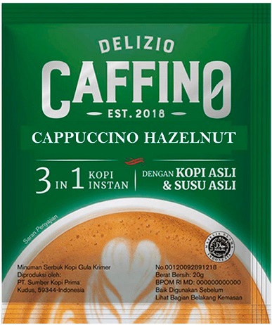 Caffino Кофе Капучино Лесной орех 20г  & (Упаковка)