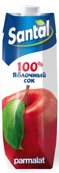 Santal Сок Яблоко 1л т/пак