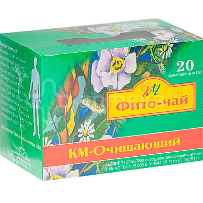 ПК Кызылмай фито-чай КМ Очищающий 1,5 г №20 пак. Кызыл-май