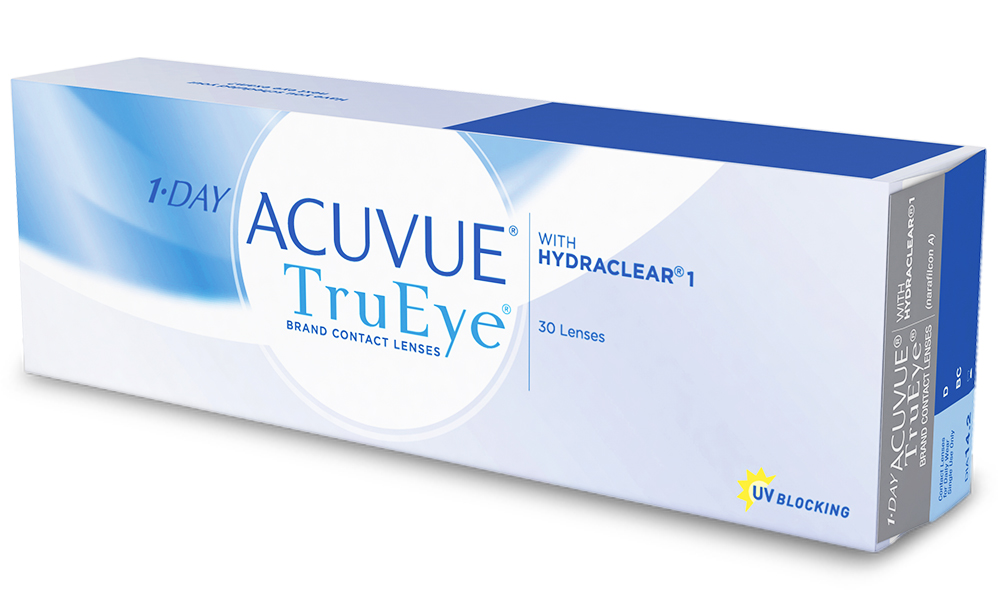 Контактные Линзы Однодневные -4.50 BC 8,5 (30 линз) 1-DAY ACUVUE TruEye
