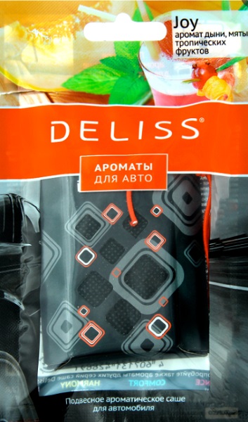 Ароматизатор освежитель воздуха для автомобиля Deliss Joy 