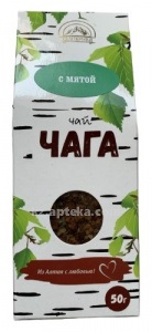 Хелпермед Чага с Мятой чай 50г  &