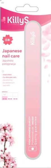 Пилочка для ногтей прямая 180/240 Японская сакура арт.500089