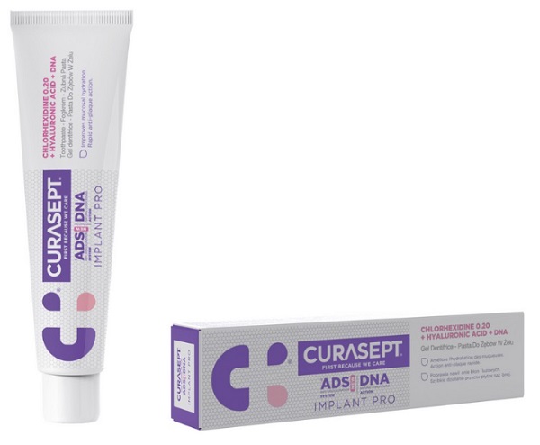 Зубная паста гелеобразная CURASEPT ADS DNA Implant Pro 75 мл