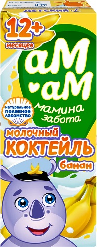 Ам-Ам Коктейль молочный Банан 200мл