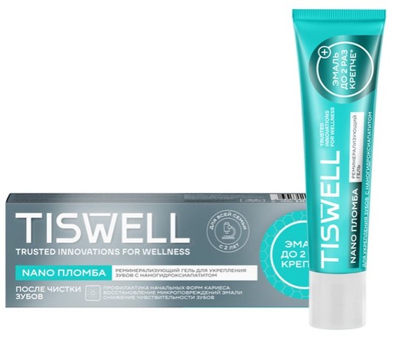 Гель для укрепления десен TISWELL PERIO реминерализующий с наногидроксипатитом 40мл