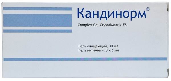 Кандинорм гель вагинальный очищаищий 30 мл + интимный гель 6 мл №3