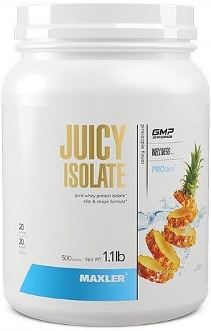 Maxler Джуси Изолят 500г Ананас 1,1lb