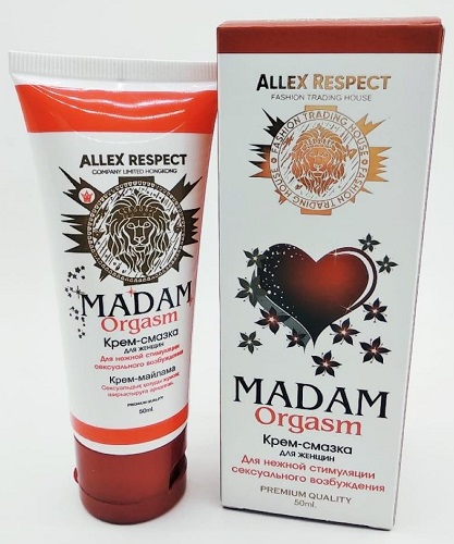 Крем-смазка Madam Orgazm 50мл для Женщин ALEX