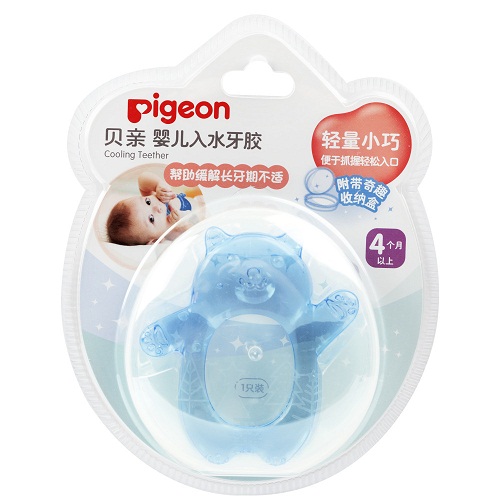 PIGEON Прорезыватель охлаждающий Cooling Teether Bear Мишка