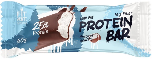 Fit Kit Protein Bar Протеиновый батончик 60г Кокосовое суфле