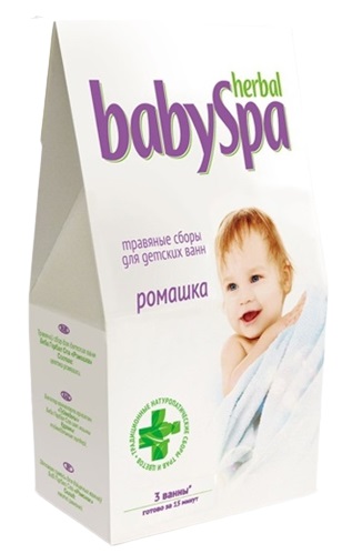 BABY SPA Травяной сбор МИНИ для детских ванн в фильтр-пакете Ромашка 15 гр