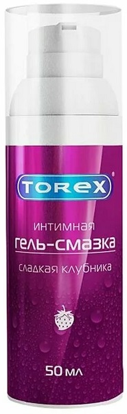 Лубрикант TOREX сладкая клубника 50 мл Гель-смазка
