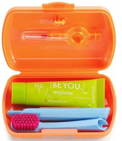 Набор дорожный CURAPROX TS Be you orange single CS5460