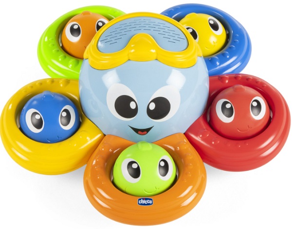 CHICCO Игрушка для ванны Осьминог 6+