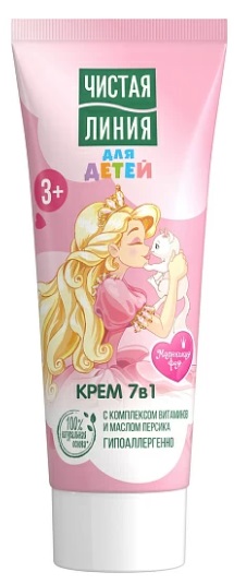 Чистая Линия крем для детей 3+ 75мл