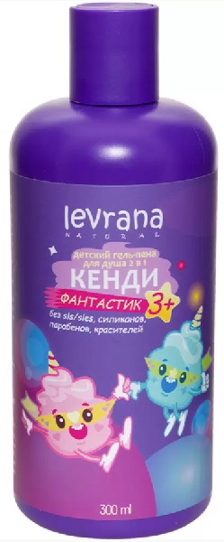 Levrana детская гель пена 3+ Кенди Фантастик 400мл