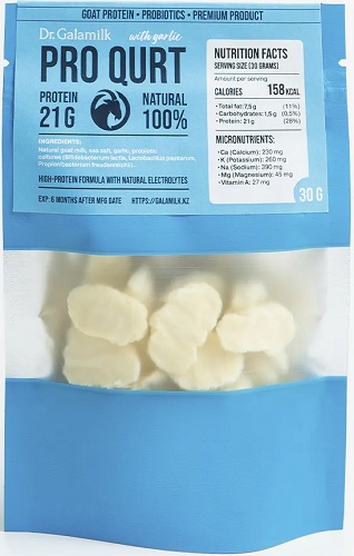Dr.Galamilk Pro Curt с Чесноком 30г Курт из козьего молока