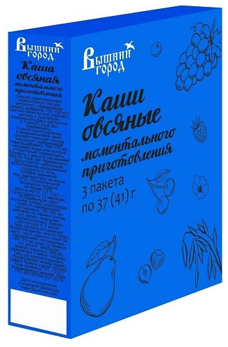 Вышний город Каша Овсяная Курага и карамелька 37г №3пак