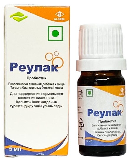 Реулак пробиотик капли для детей 5 мл Alkem  