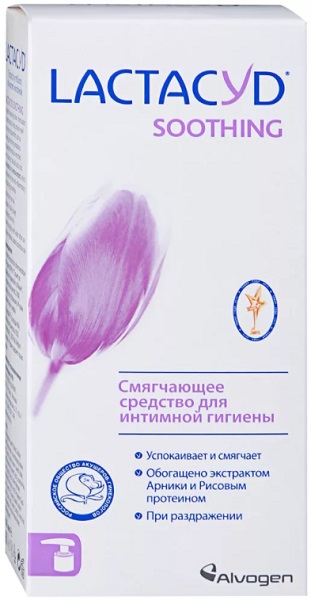 Лактацид Soothing средство для интимной гигиены 200 мл ALVOGEN