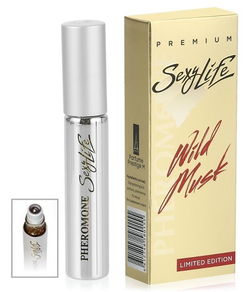 Духи с Феромонами SEXY LIFE Wild Musk Мужские 10 мл №1 шк?